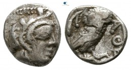 Attica. Athens 454-404 BC. Obol AR
