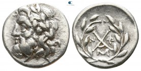 Achaia. Messene. Achaian League 175-168 BC. Hemidrachm AR