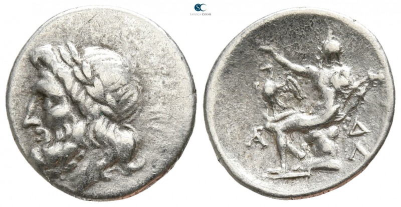 Arkadia. Megalopolis 182-168 BC.
Triobol AR, type of the Arcadian League

15m...