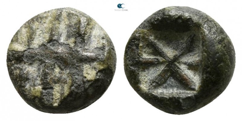 Asia Minor. Uncertain mint circa 500-400 BC.
Possibly Billon Obol

7mm., 0,65...