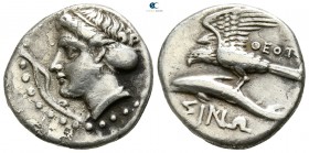 Paphlagonia. Sinope circa 330-300 BC. Theoti-, magistrate. Drachm AR