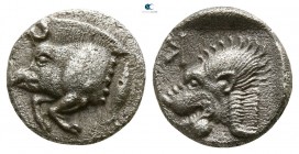 Mysia. Kyzikos circa 480 BC. Obol AR