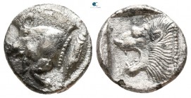 Mysia. Kyzikos circa 480 BC. Obol AR