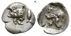 Mysia. Kyzikos circa 480 BC. Hemiobol AR