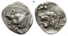 Mysia. Kyzikos circa 480 BC. Hemiobol AR