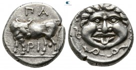 Mysia. Parion circa 400-300 BC. Hemidrachm AR