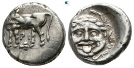 Mysia. Parion circa 400-300 BC. Hemidrachm AR