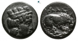 Mysia. Plakia circa 400-300 BC. Bronze Æ