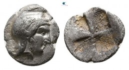 Mysia. Possibly Kyzikos circa 525-475 BC. Hemiobol AR