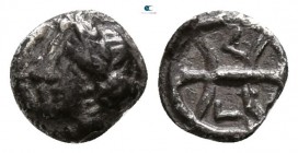Troas. Gargara circa 440-400 BC. Hemiobol AR