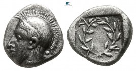 Aeolis. Elaia  circa 450-400 BC. Diobol AR