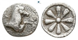 Aeolis. Kyme  circa 400-300 BC. Hemiobol AR