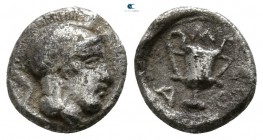 Lesbos. Methymna  circa 450-379 BC. Hemiobol AR