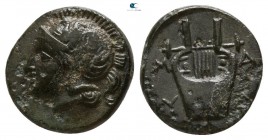Lesbos. Methymna  330 BC. Bronze Æ