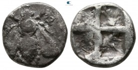 Ionia. Ephesos  circa 340-330 BC. Drachm AR