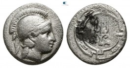 Ionia. Magnesia ad Maeander   circa 400-350 BC. Obol AR