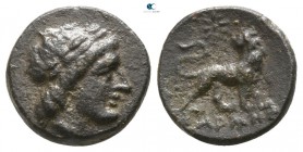 Ionia. Miletos  circa 313-290 BC. Charmes, magistrate.. Bronze Æ