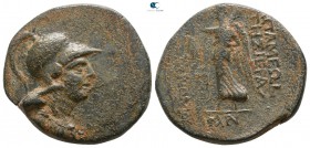 Seleucis and Pieria. Apameia Seleucid Year 276=39/38 BC.. Bronze Æ