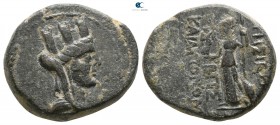 Seleucis and Pieria. Apameia circa 100-0 BC. Dated SE 282 (31/0 BC). Bronze Æ