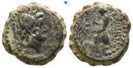 Seleukid Kingdom. Ake-Ptolemaïs. Antiochos IV Epiphanes AD 38-72. Serrate Æ