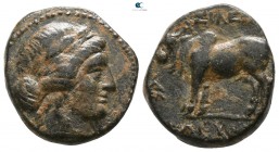 Seleukid Kingdom. ΔΕΛ mint, associated with Antioch.. Seleukos II Kallinikos 246-226 BC. Bronze Æ