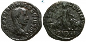 Moesia Superior. Viminacium. Trajanus Decius AD 249-251. Dated CY 12=AD 250/1.. Bronze Æ