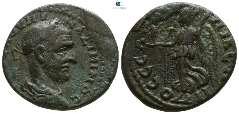 Macedon. Thessalonica. Maximinus I Thrax AD 235-238.
Bronze Æ

24mm., 9,00g....