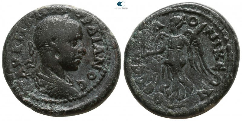 Macedon. Thessalonica. Gordian III. AD 238-244.
Bronze Æ

25mm., 13,65g.

A...