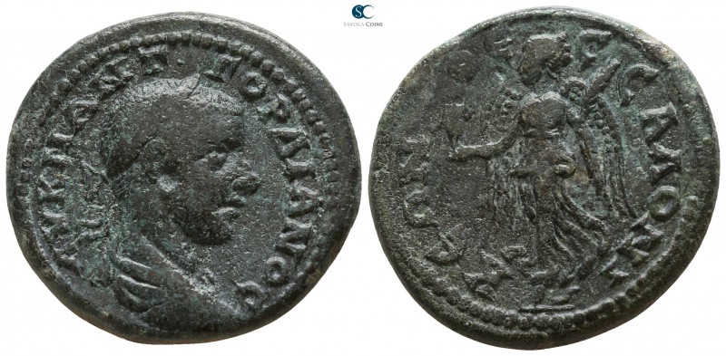 Macedon. Thessalonica. Gordian III. AD 238-244.
Bronze Æ

25mm., 10,90g.

A...
