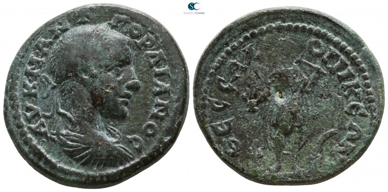 Macedon. Thessalonica. Gordian III. AD 238-244.
Bronze Æ

24mm., 10,05g.

A...