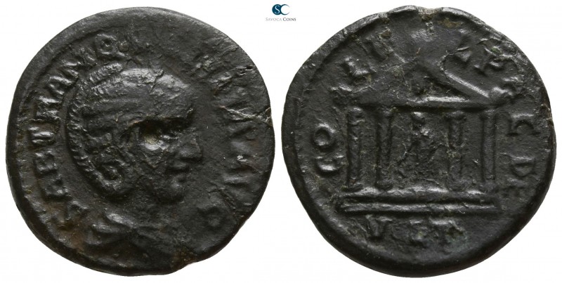 Thrace. Deultum. Tranquillina AD 241-244.
Bronze Æ

21mm., 5,92g.

SAB TRAN...