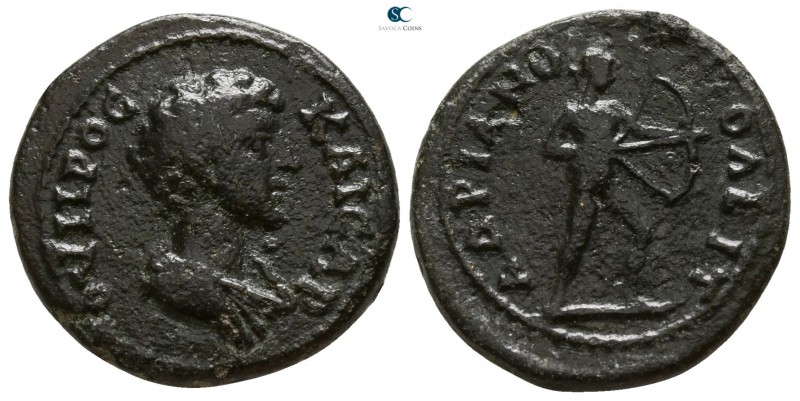 Thrace. Hadrianopolis. Marcus Aurelius as Caesar AD 139-161.
Bronze Æ

18mm.,...