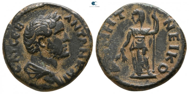 Bithynia. Nikomedia. Antoninus Pius AD 138-161.
Bronze Æ

17mm., 3,72g.

AN...