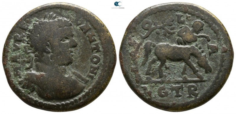 Troas. Alexandreia. Caracalla AD 211-217.
Bronze Æ

23mm., 7,99g.

Laureate...