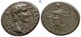 Phrygia. Aizanis . Claudius AD 41-54. Magistrate Socrates son of Demetrios.. Bronze Æ