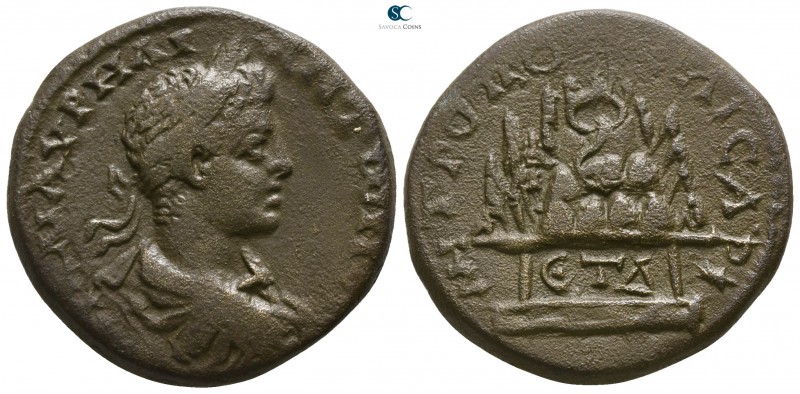 Cappadocia. Caesarea-Eusebeia. Elagabalus AD 218-222.
Bronze Æ

24mm., 11,81g...