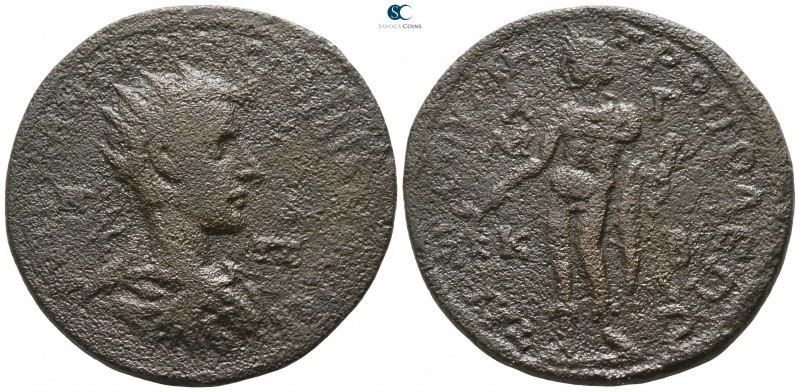Cilicia. Tarsos. Gordian III. AD 238-244.
Bronze Æ

34mm., 22,13g.

Radiate...