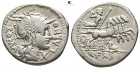 Q. Fabius Labeo. 124 BC. Rome. Denarius AR