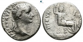 Tiberius AD 14-37. Rome. Denarius Æ