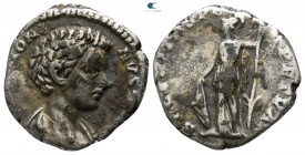 Caracalla AD 196-197, as Caesar. Possibly Laodicea. Denarius AR