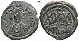 Tiberius II Constantine AD 578-582. Nikomedia. 3/4 Follis Æ