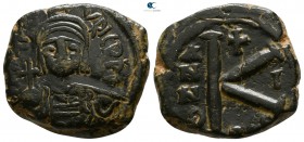 Maurice Tiberius. AD 582-602. Byzantine. Nummus Æ