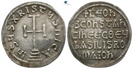 Leo IV AD 780-787. Byzantine. Miliaresion AR