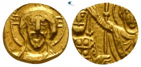 John I Tzimisces AD 969-976. Constantinople. Weight of Tremissis AV, type of Histamenon AV.