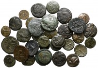 Lot of ca. 33 greek bronze coins / SOLD AS SEEN, NO RETURN!