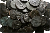 Lot of ca. 60 roman imperial coins / SOLD AS SEEN, NO RETURN!