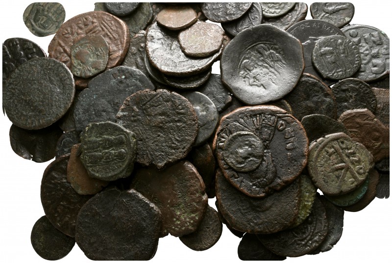Lot of ca. 92 ancient coins / SOLD AS SEEN, NO RETURN!

nearly very fine