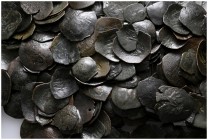 Lot of ca. 250 byzantine skyphate coins / SOLD AS SEEN, NO RETURN!