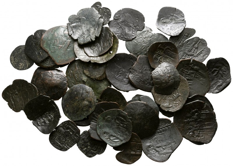 Lot of ca. 45 palaeologian skyphate coins / SOLD AS SEEN, NO RETURN!

nearly v...