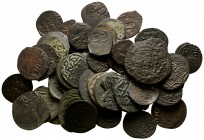 Lot of ca. 50 islamic bronze coins / SOLD AS SEEN, NO RETURN!